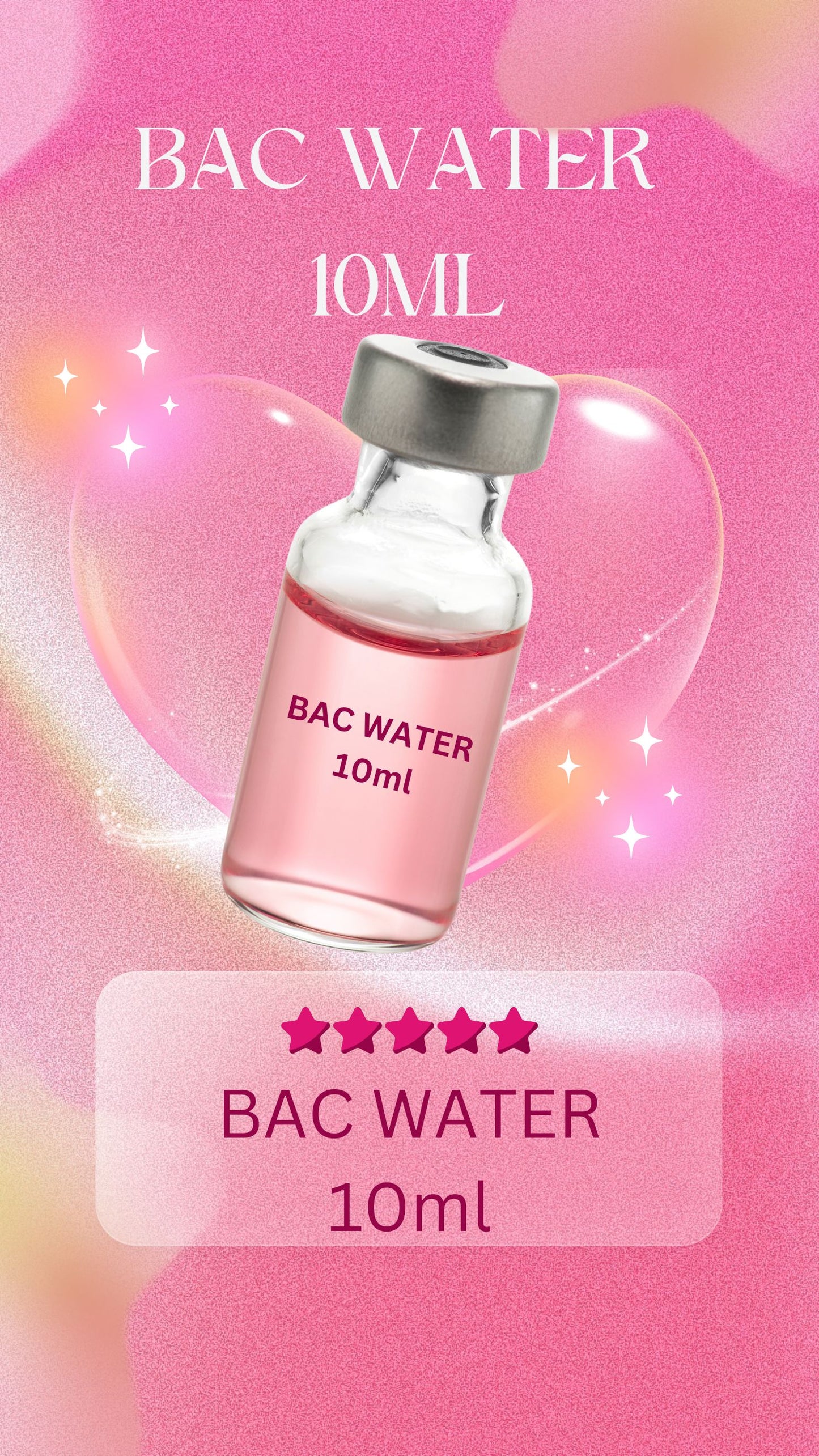 BAC WATER 10ml